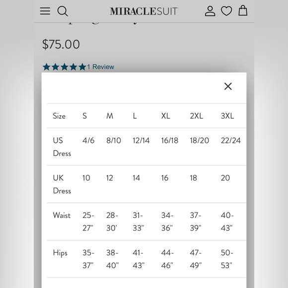 NWT Miraclesuit Extra Firm Sexy Sheer Shaping Bodybriefer
Size 22W - Picture 8 of 8